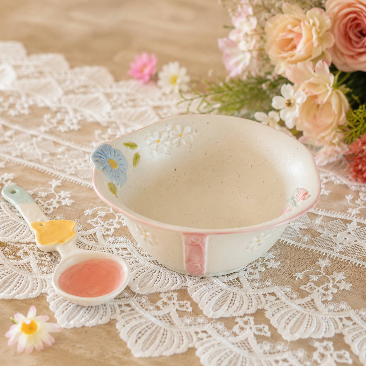 French Garden Ceramic Bowl