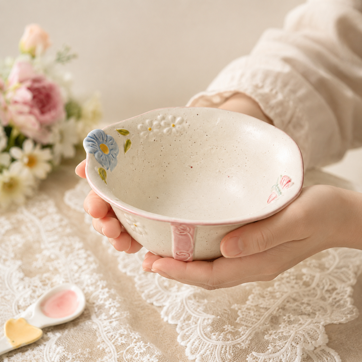 French Garden Ceramic Bowl