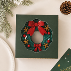 Holiday Wreath Candle