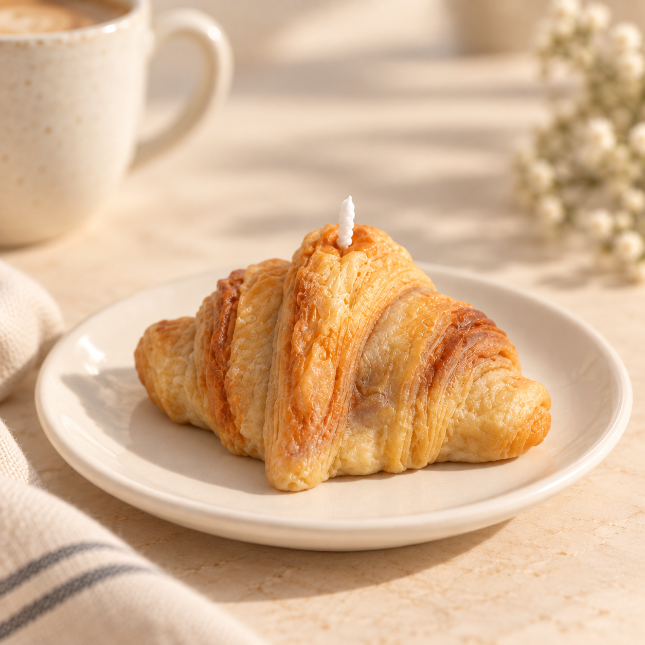 Sunday Croissant Candle