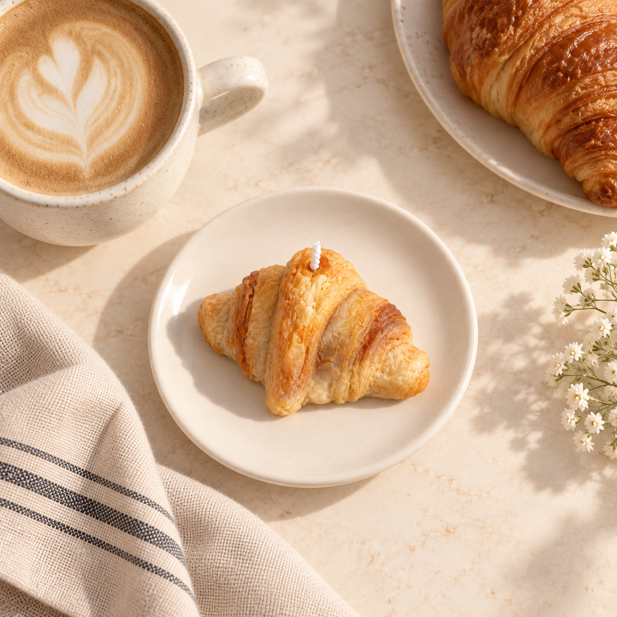 Sunday Croissant Candle