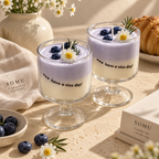 Blueberry Bloom Goblet Candle